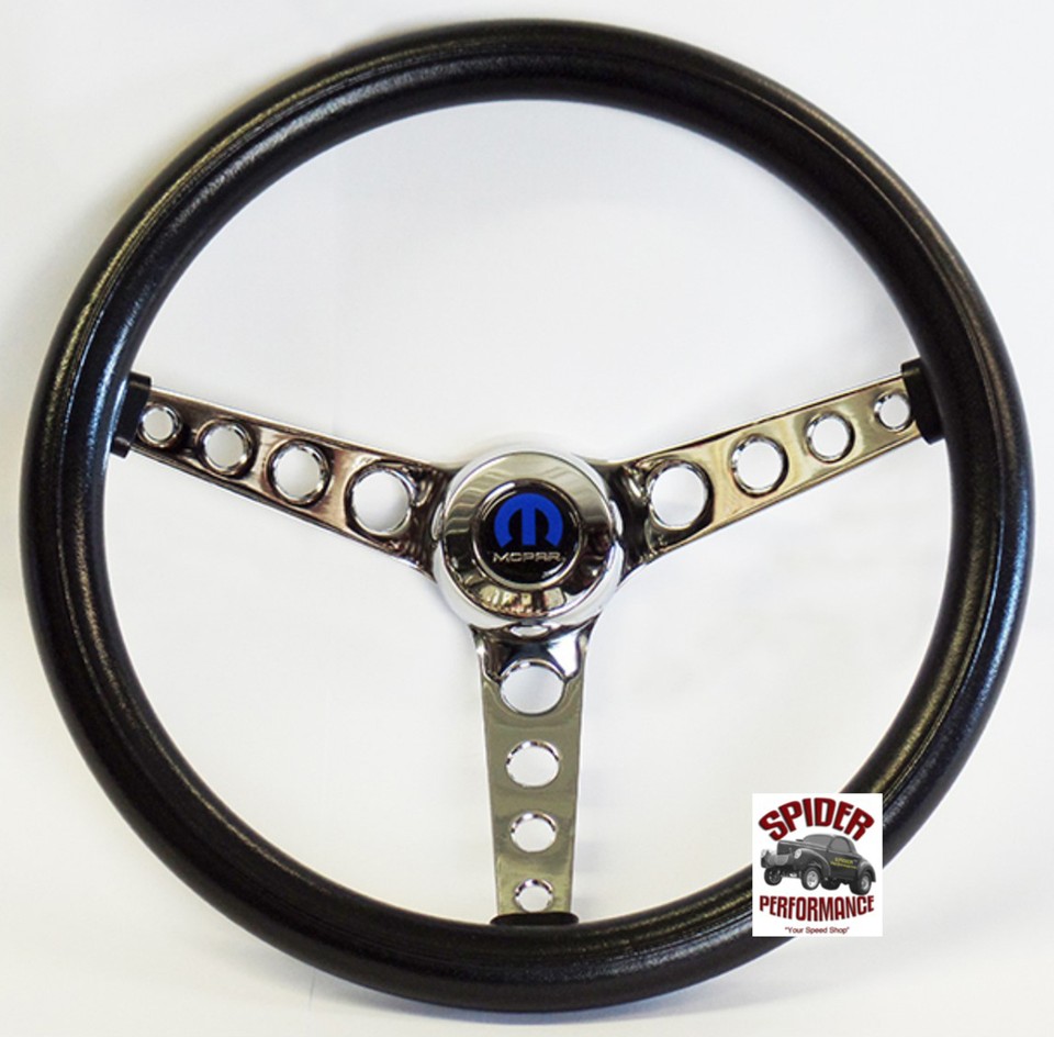 GTP 14.5” Chrome Steering Wheel – For 1982-1991 Dodge D/W Pickup With Tilt Column