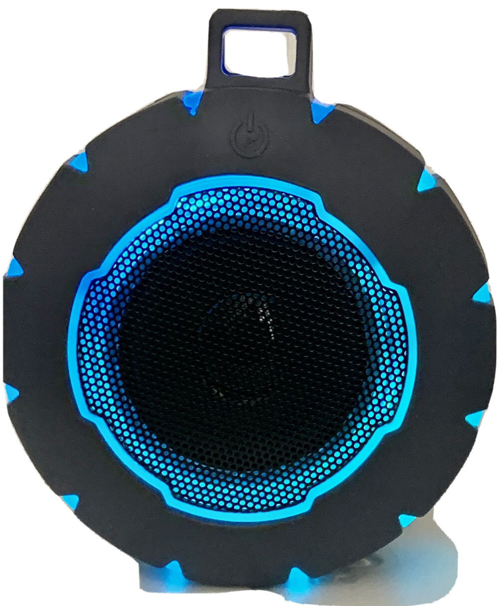 Waterproof Wireless Bluetooth Speaker with Rechargeable Battery and High-Quality Loud Sound-image