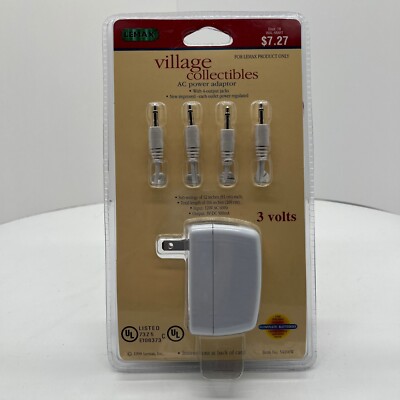Lemax Village Collectibles 54100W AC Power Adapter 4 Output Jacks White