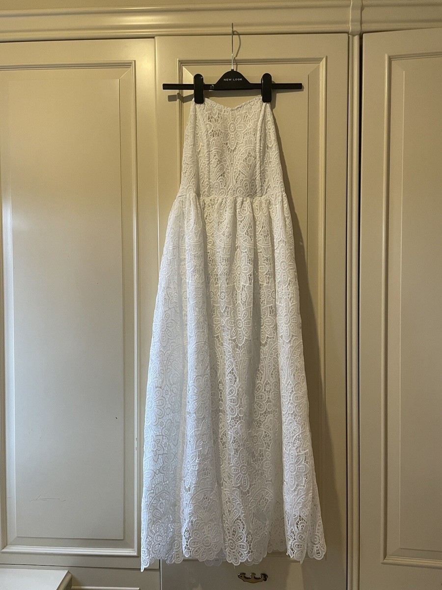 River Island White Corset Dress