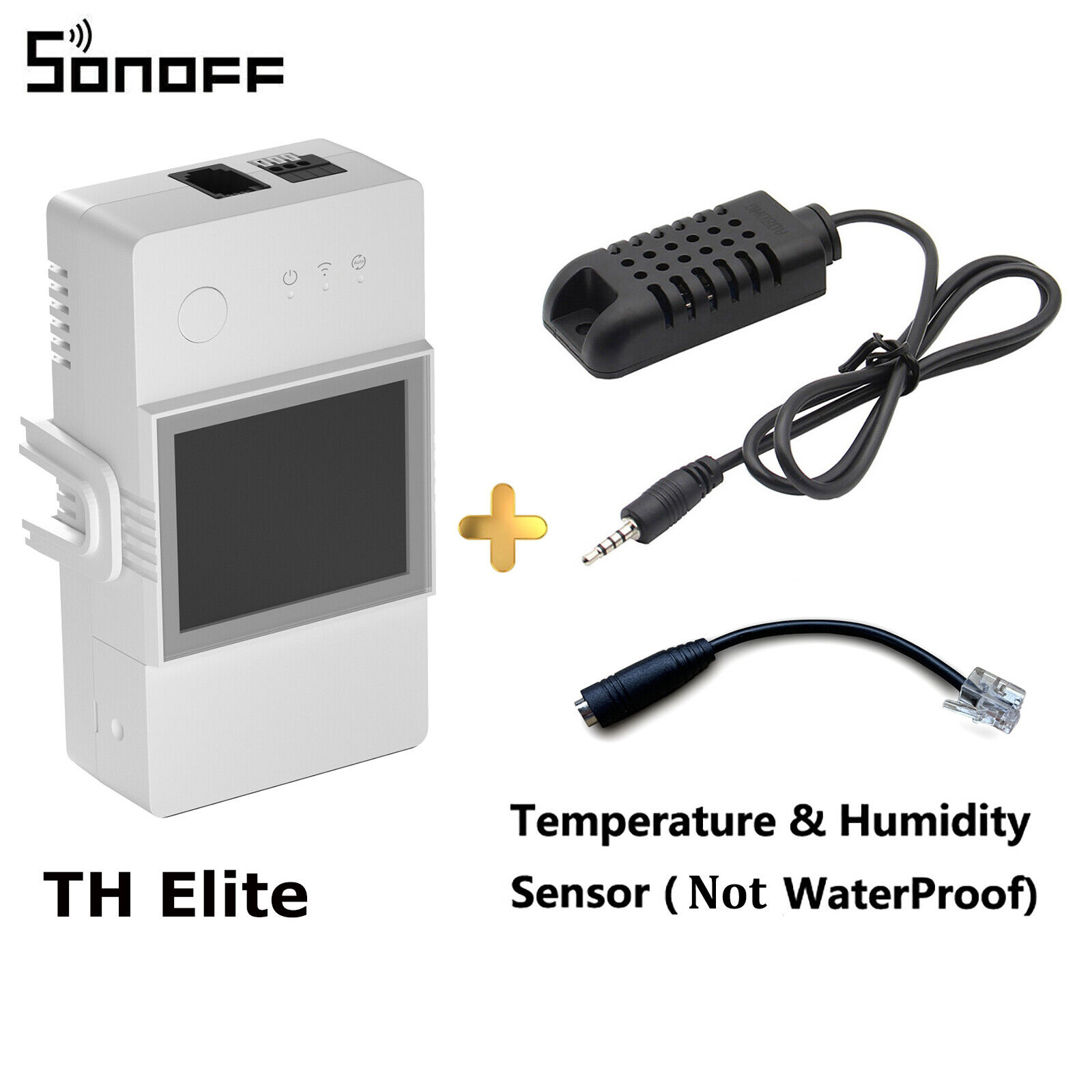SONOFF LCD Monitoring Smart Switch 16A 20A with Temperature and Humidity Sensor