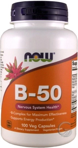 Now Foods Vitamin B 50 100 K Nervensystem - Bild 1 von 1