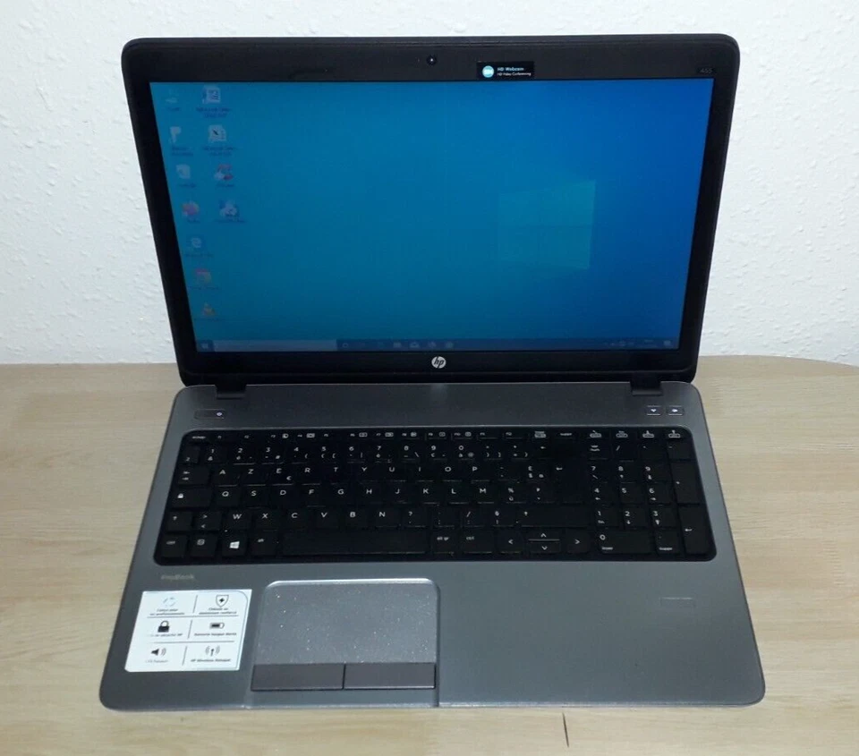 PC PORTABLE HP PROBOOK 455 G1 AMD N°2 @ 15,6" WINDOWS10 SUITE OFFICE  CHARGEUR - Photo 3/4