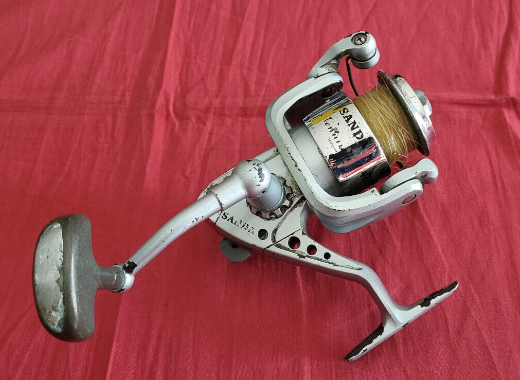 Petit Moulinet ancien en aluminium - Moulinets Surf Casting (13892051