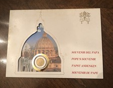 Pope John Paul II  Vatican Coin and Stamp Souvenir Set  Visit To Germany