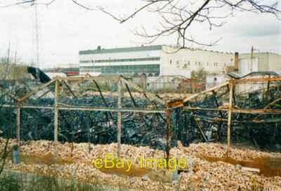 Photo 6x4 Fire damaged Whitefurze factory, 2002 Canley 2 c2002