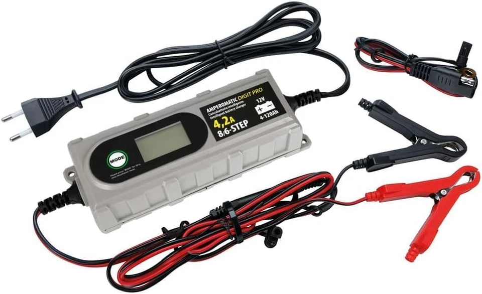 Caricabatteria Universale Con Microprocessore per Veicoli - Funzione Desolfatazi - Immagine 4 di 4