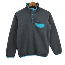 Patagonia Snap-T Synchilla Fleece Pullover Sweatshirt Jacket Womens XS Sweater