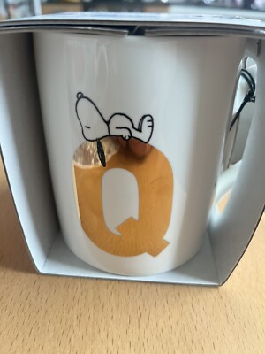 Peanuts Snoopy Becher  The letter Mug Collection   Neue Ware   