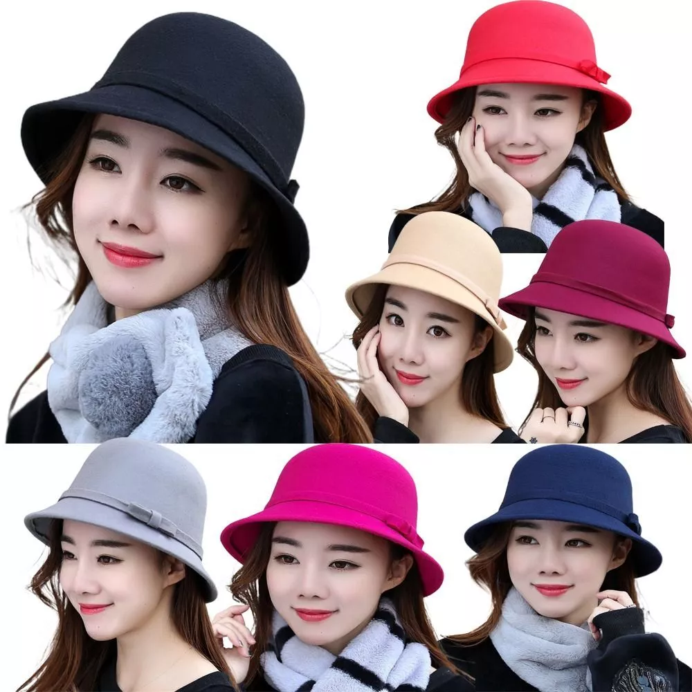 Wool best sale cloche hat