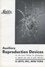 Leitz Auxiliary Reproduction Devices Catalog 1949