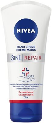 Nivea 3 IN 1 Repair Care Regenerating Long-Lasting Protection Hand Cream 75 ml