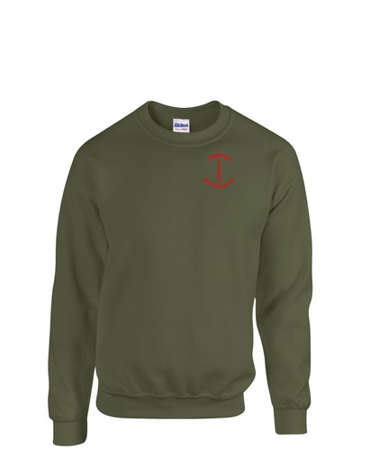 EMBROIDERED LOGO COMMANDO BROTHERHOOD DAGGER TSHIRT SWEAT HOODIE - Picture 7 of 19