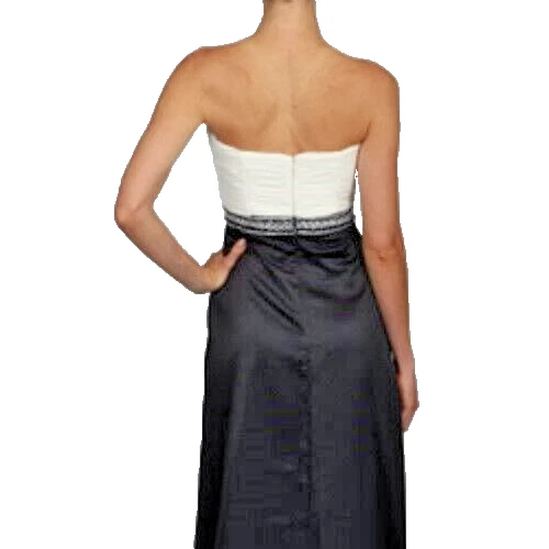 Vestido/vestido negro sin tirantes JS Boutique usado Foto 2 de 4