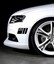Audi S-Line Decal Sticker Emblem Pair - Silver, Fits A3 A4 A5 A6 A8 Q3 Q5 Q7 TT