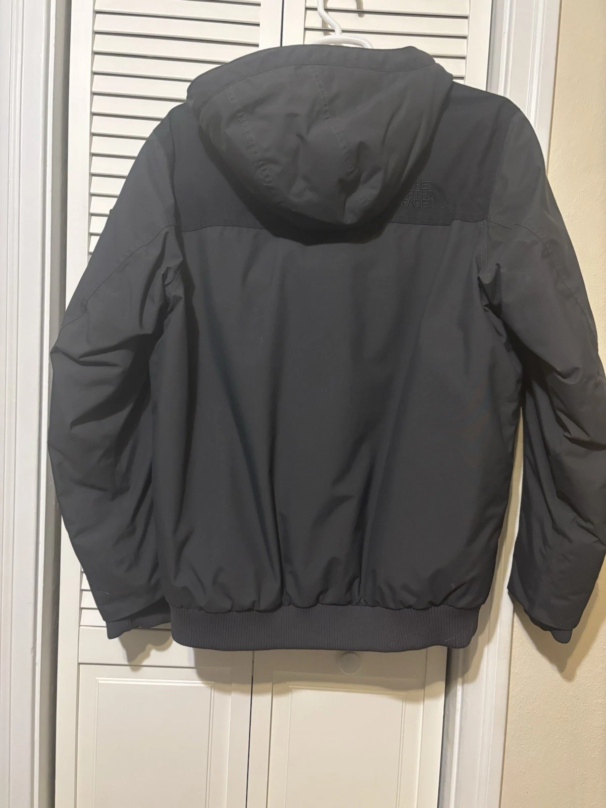 The North Face Gotham Men's 550 Down Hooded Bomber Jacket Black Size L image 2