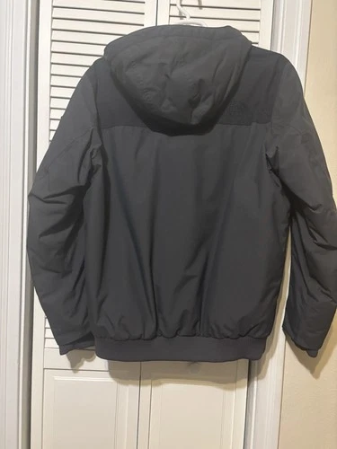 The North Face Gotham Men's 550 Down Hooded Bomber Jacket Black Size L image 2