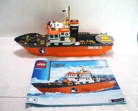 LEGO City: Arctic Icebreaker (60062) 99.9% Complete  w/ Box and Instructions
