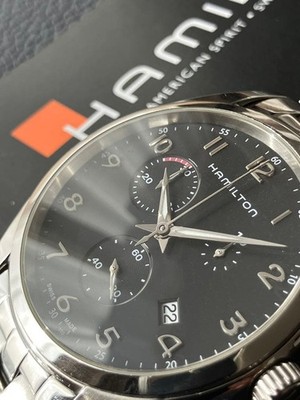 Hamilton Jazzmaster Thinline Chrono Quarzuhr aus Japan