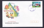 1999 QUEENSLAND DECIMAL STAMP GREETINGS COVER CDS WURTULLA QLD 4575 #A884