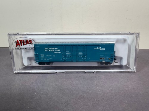 Tren escala N Atlas 31262 Evans DPD vagón de caja madera contrachapada Multnomah USLX 13029 | Condition: New