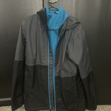 NORTH FACE Navy Dryvent 3 in 1 Coat Jacket Boy Youth XL 18-20 Fleece Lined Hood