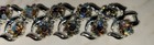 Vintage B.S.K Iridescent AB Aurora Borealis Crystal Clip Earring Bracelet Set — photo 6