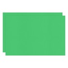 2Pcs 3mm Corrugated Plastic Sheets, 12 x 18 Inch Corrugated Poster Board Green