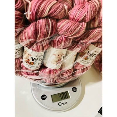 10NWT Fancy Wool Yarn 480+g 85% Australian Wool 10% Camel 5% Anti-Pilling Fiber
