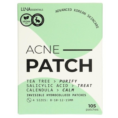 Pickel Patch Calendula Beruhigend   Hydrokolloid mit Tea Tree, Salicylsäure &...