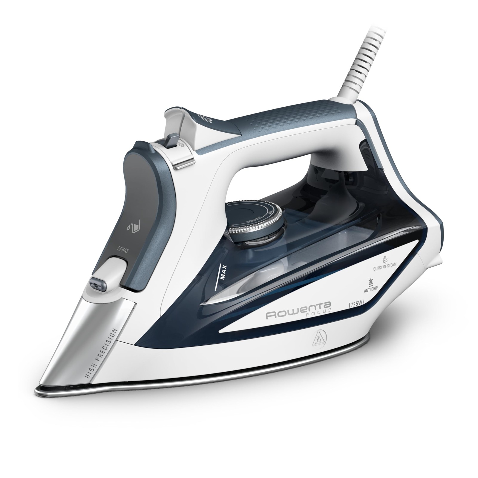 Steamer For Clothes, Focus Stainless Steel 1725 W, Blue