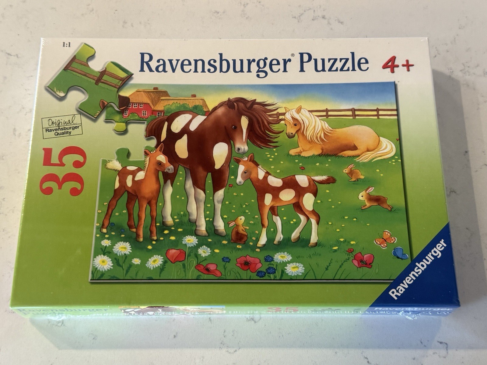 Ravensburger Puzzle 35 Piece Kids Age 4+ CUTE HORSES 2014 87