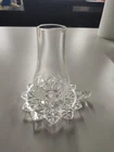 Vintage Federal Glass Company Clear Glass Hurricane Candle Fairy Lamp