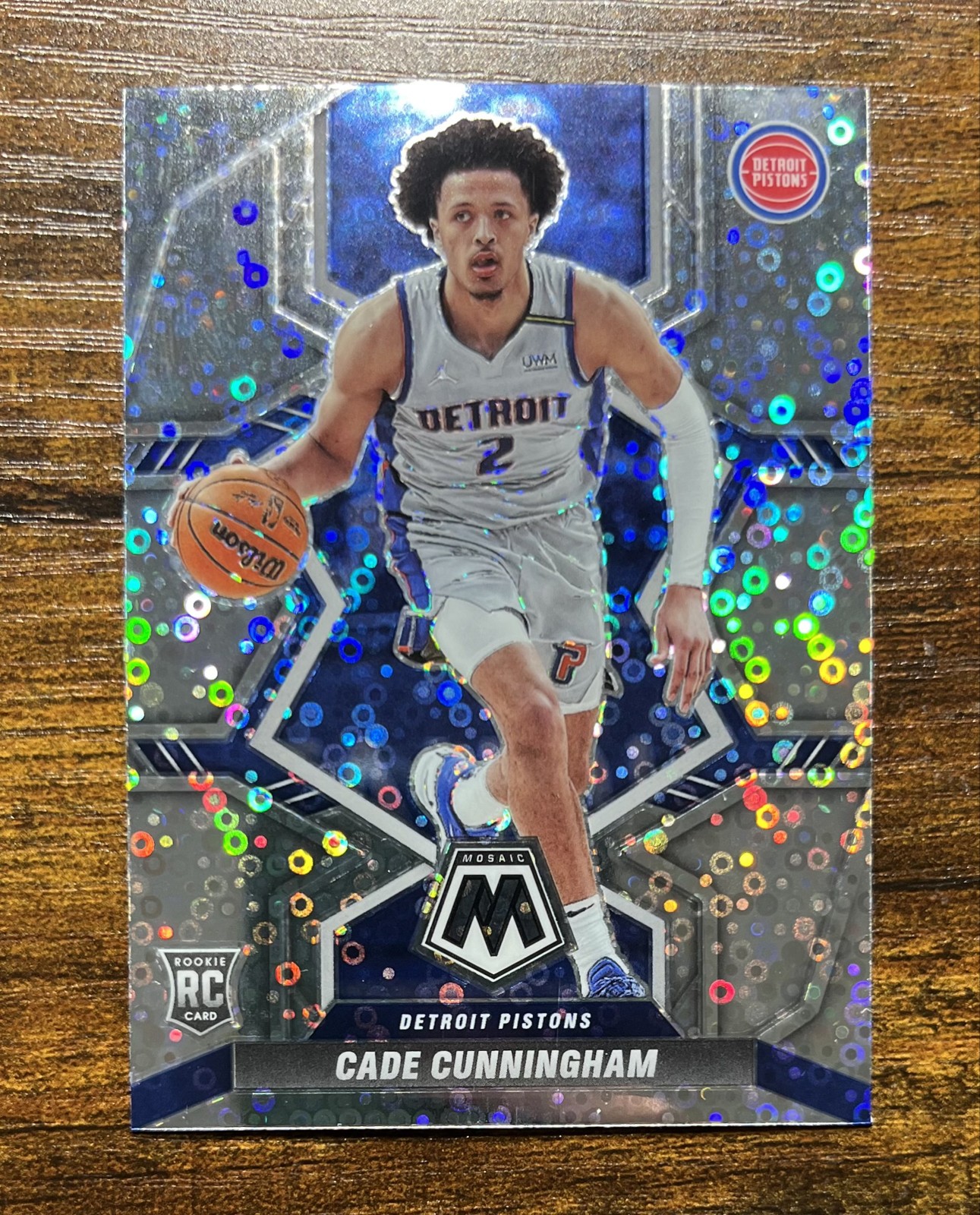 2021-22 Panini Mosaic  Rookies Cade Cunningham #203 Fast Break Silver Prizm (RC)