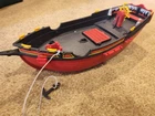 Vintage Playmobil Pirates Ship Red Black 1991 Parts