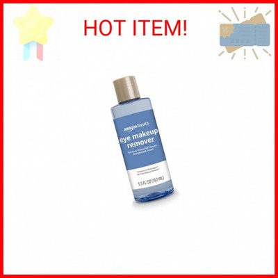 Amazon Basics Eye Makeup Remover, Removes Waterproof Mascara, Dermatologist Test