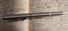 Parker 25 Fountain Pens, flighter with blue trimmings, medium nib, from 1989