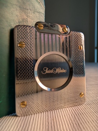 Saint Hilaire Paris Cigar Cutter Silver Tone No Box