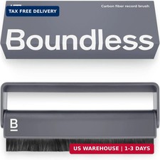 Record Cleaner Brush - Carbon Fiber Anti-Static Vinyl Brush  So
