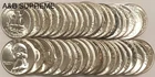 ROLL (40) 1947 D WASHINGTON QUARTERS “STUNNING GEMS” BU UNCIRCULATED 90% SILVER