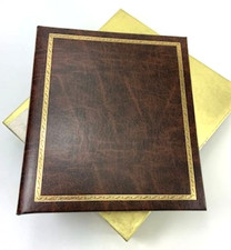 NEW VTG TAP Taprell Loomis 55-RM REVERS 7.5 X 6.5 INCH ALBUM BROWN