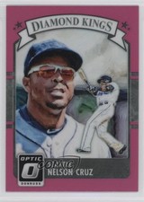 2016 Panini Donruss Optic Diamond Kings Pink Nelson Cruz #25 1tr