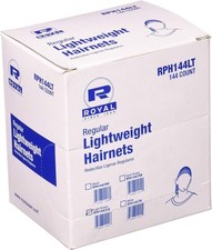 AmerCareRoyal 144 Light Brown Hairnets for Food Service and Healthcare