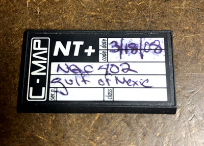 C-Map NT+ Card removed from Raymarine RL80C ''Gulf of Mexico'' area 402 March 2008