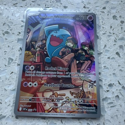 Team Rocket's Wobbuffet - #203 Black Star Promo - Destined Rivals ...