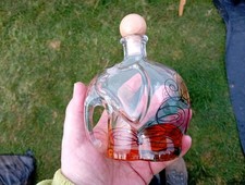 Depose Beautiful Multicoloured Glass Elephant 2 Kevla 0.2L Made In Italy Rare