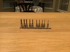 Snap On Tools 10 Piece 1/4 Snap On Tools 10 Piece 1/4