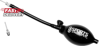 Sports Unlimited Universal Football Helmet Pump & Inflation Needle Kit, Air Pump