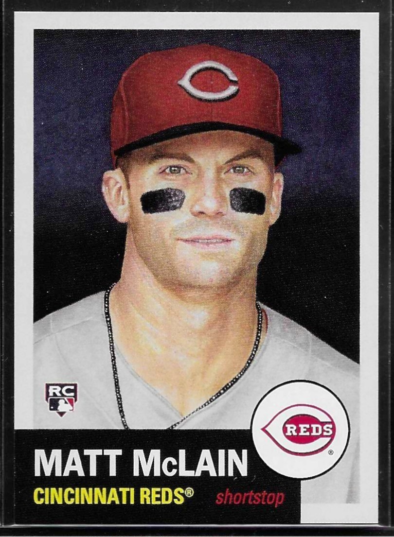 2023 TOPPS LIVING SET # 665 MATT McLAIN Rookie Cincinnati Reds 2,219 Printed a