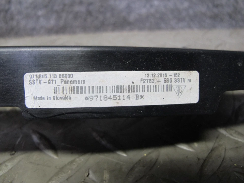 17-23 PORSCHE PANAMERA 971 PUERTA DELANTERA DERECHA CRISTAL FIJO VENTANA 971845114B Foto 4 de 4